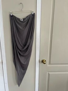 Helmut Lang Draped Asymmetrical Skirt